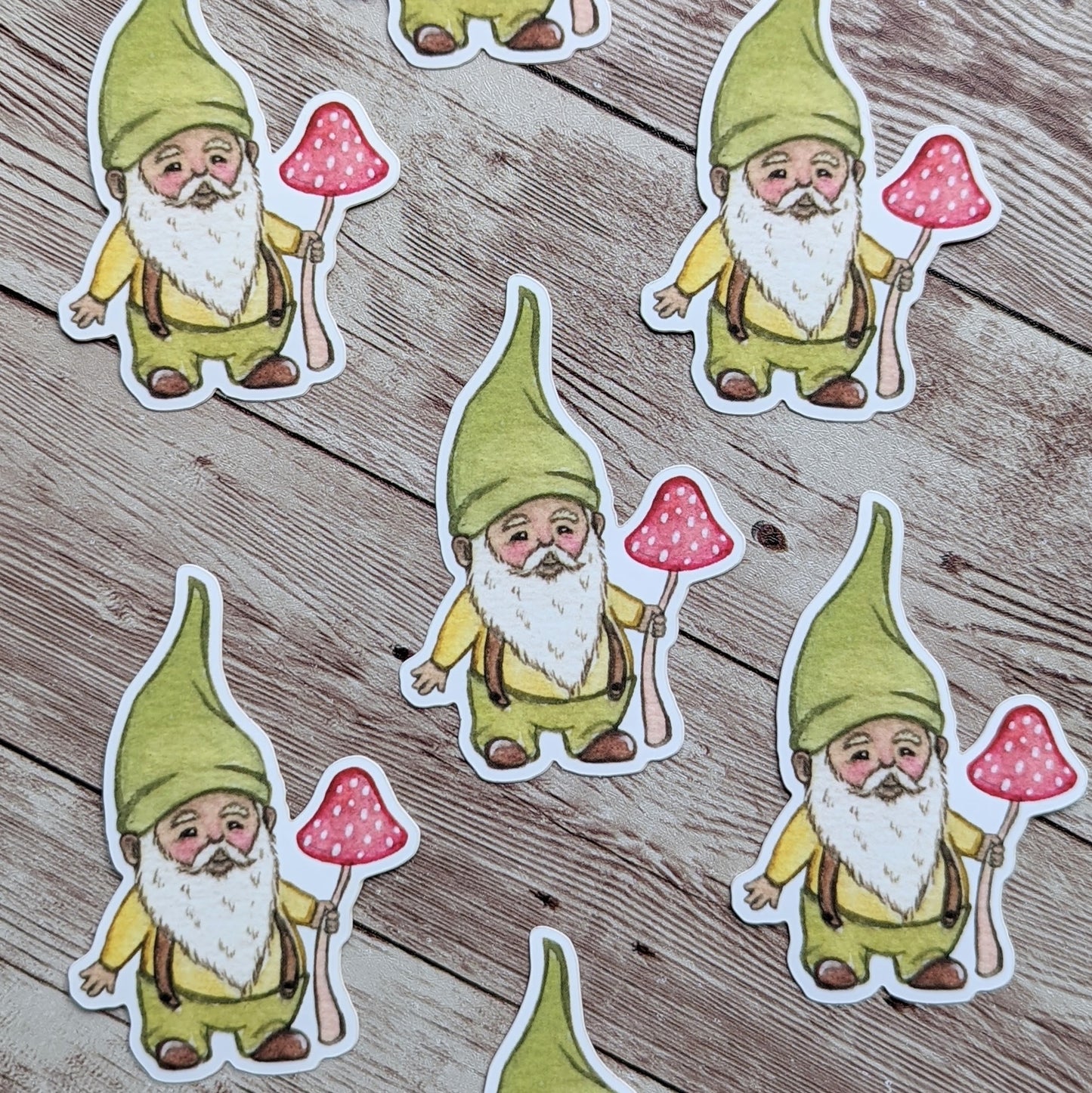 Vinyl Matte Stickers - Gnome