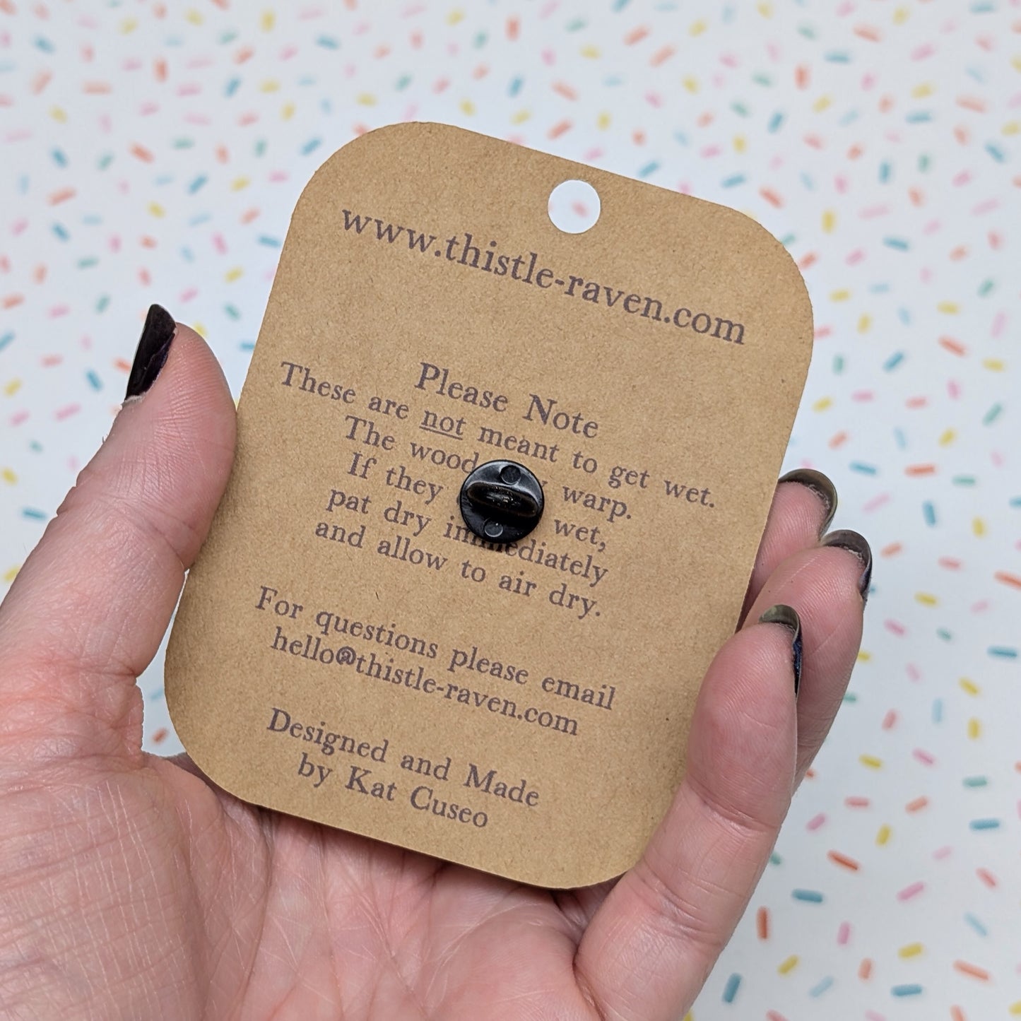 Laser Cut Wooden GENDERFLUID Pride Potion Bottle Pin