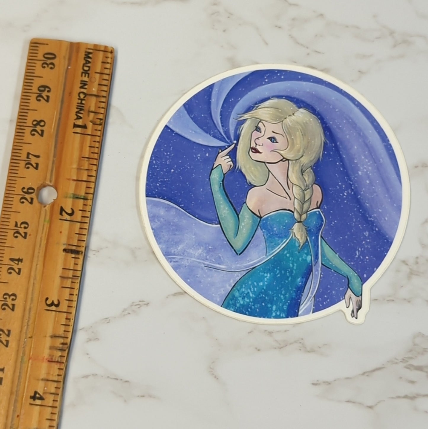 Vinyl Matte Sticker - Ice Queen, Frozen Inspired Sticker