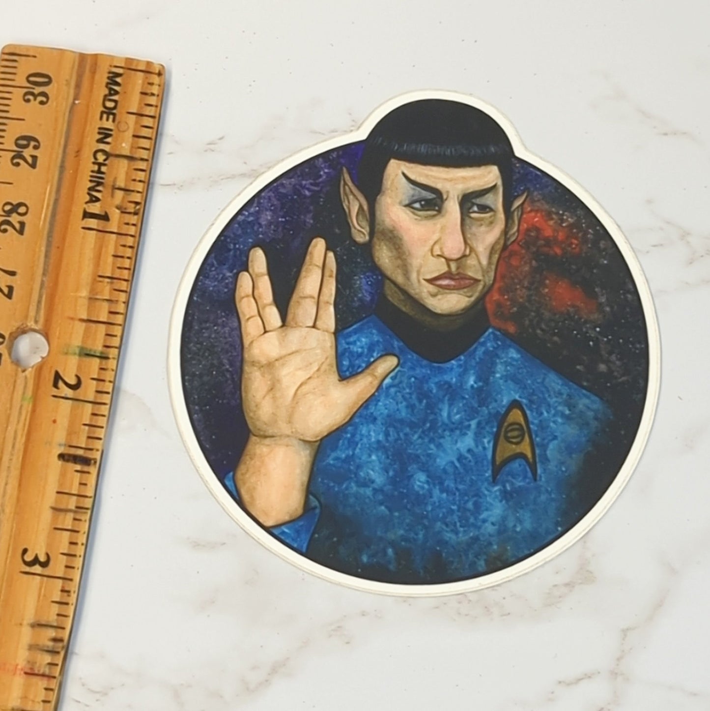 Vinyl Matte Sticker - Live Long and Prosper - Spock