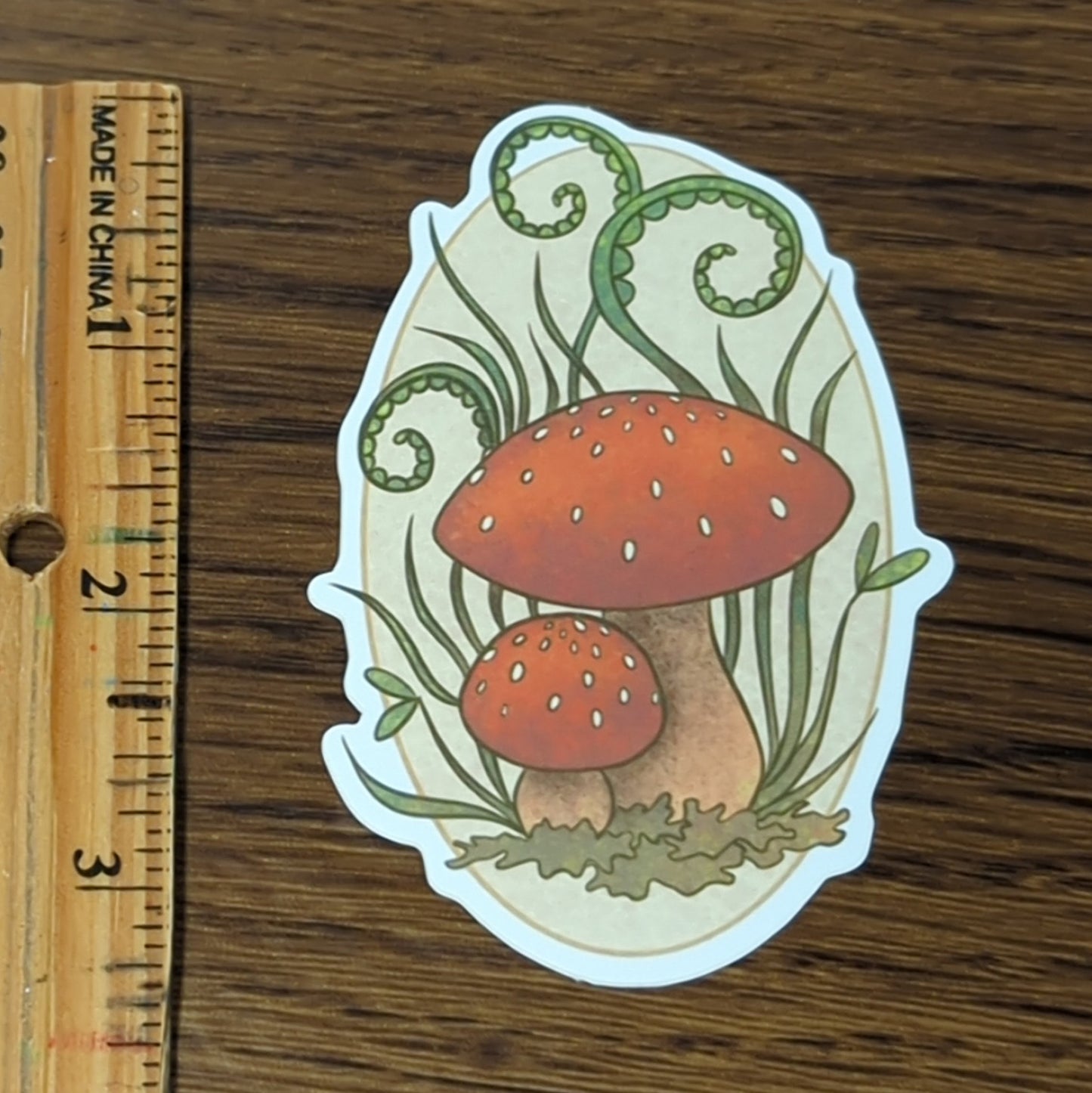 Vinyl Matte Stickers - Mushroom Grove