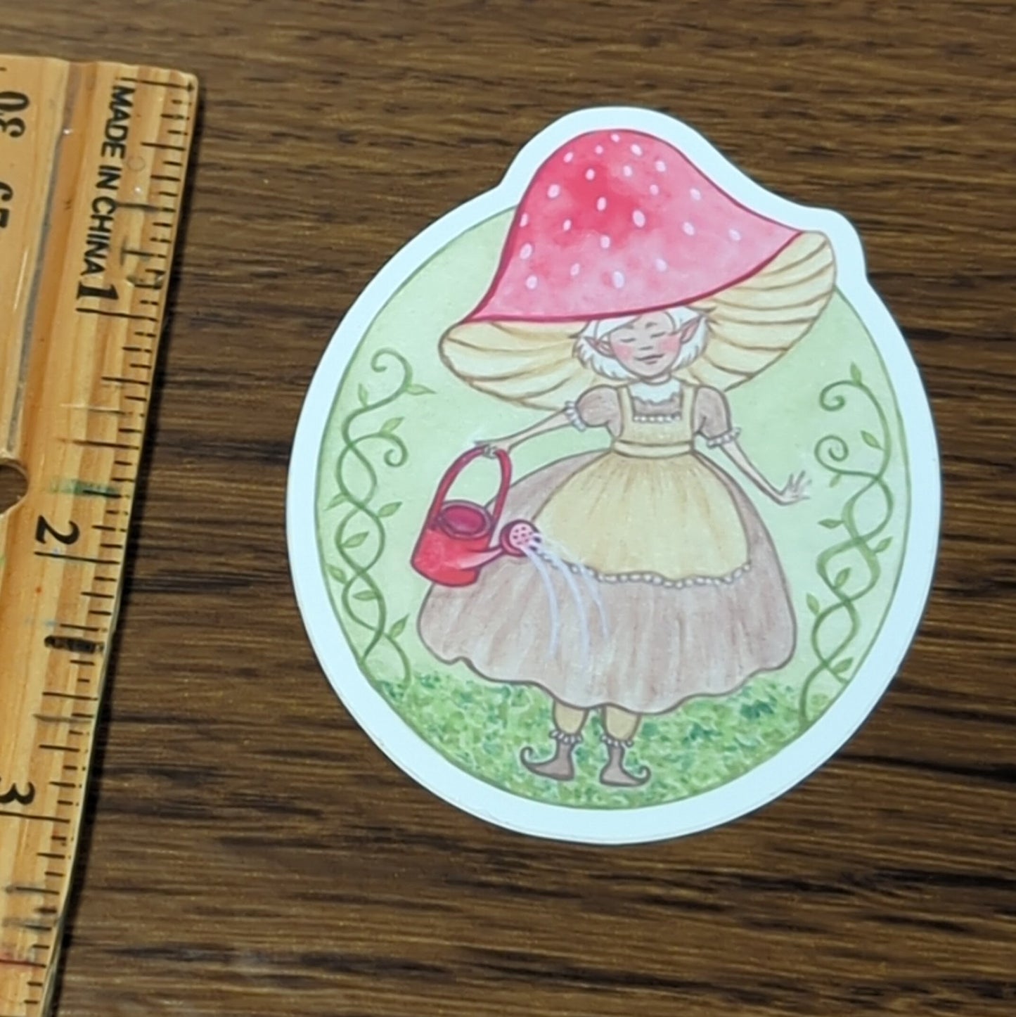 Vinyl Matte Sticker - Mushroom Sprite