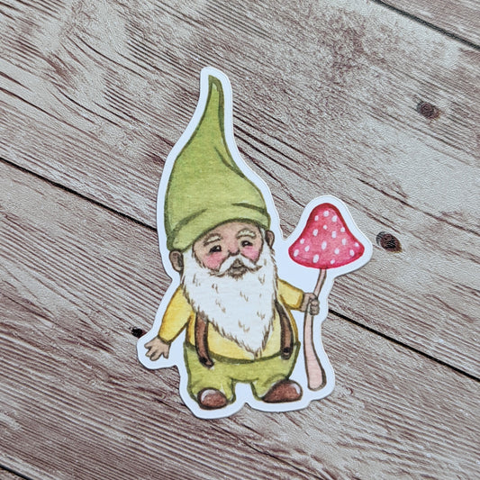 Vinyl Matte Stickers - Gnome