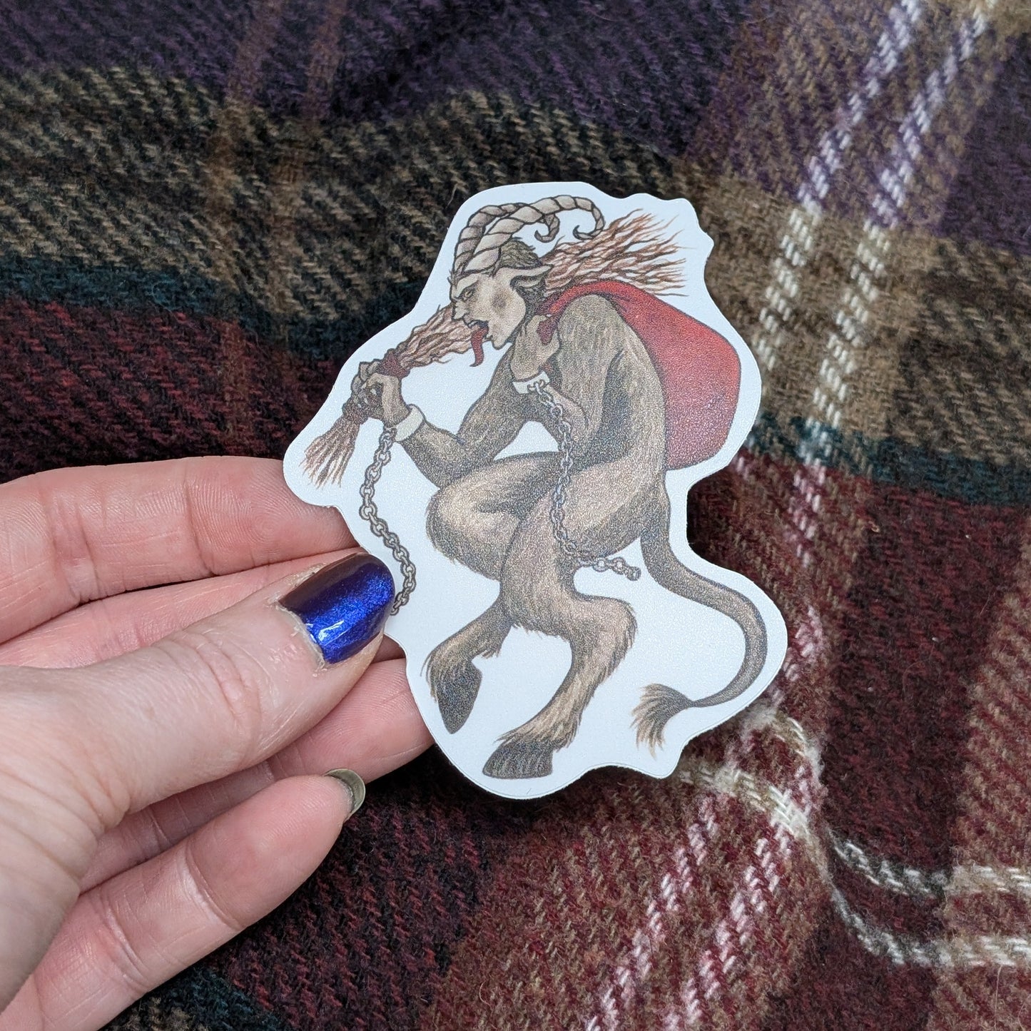 Vinyl Matte Stickers - Krampus