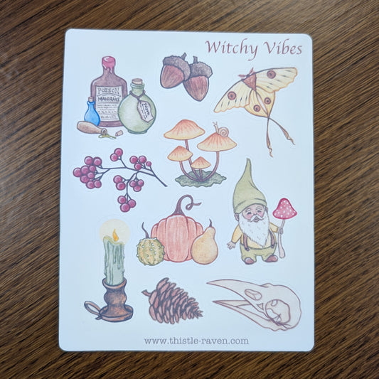 Witchy Vibes Sticker Sheets