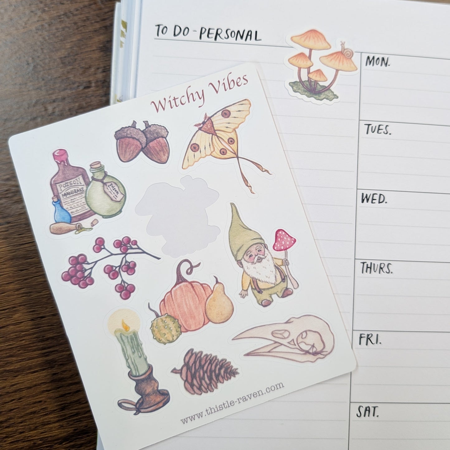 Witchy Vibes Sticker Sheets