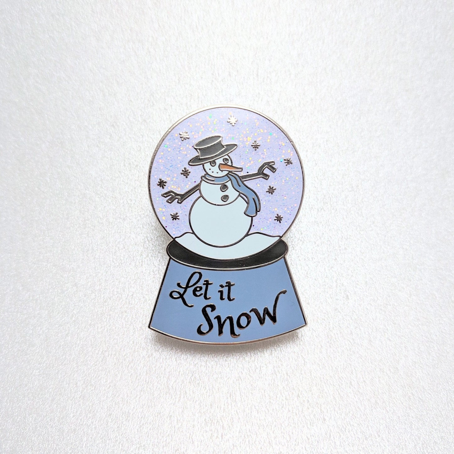Winter Wonderland Snow Globe Enamel Pin