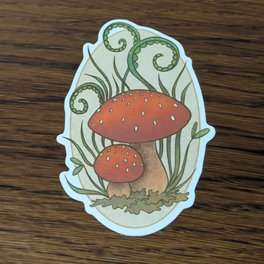 Vinyl Matte Stickers - Mushroom Grove
