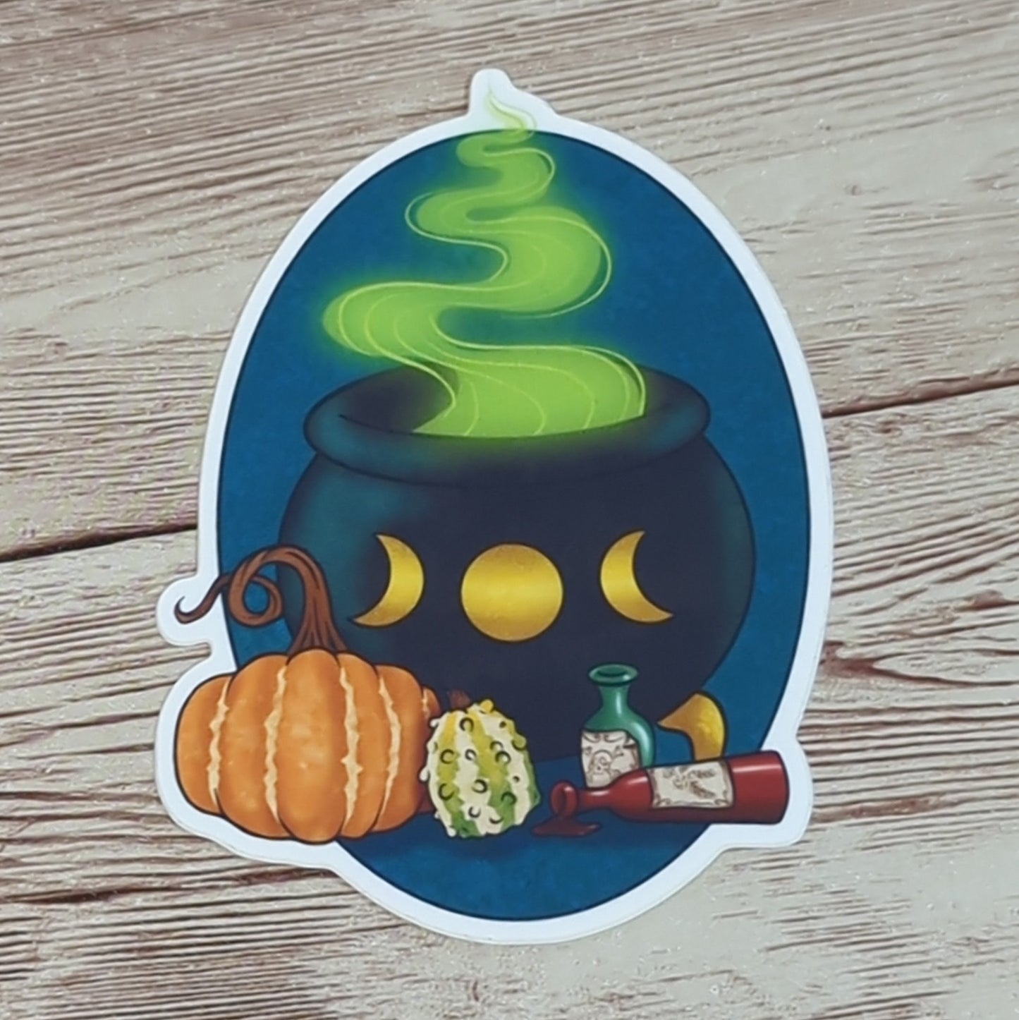 Vinyl Matte Stickers - Cauldron Magic