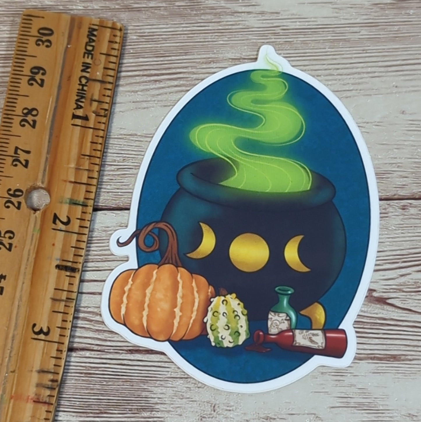 Vinyl Matte Stickers - Cauldron Magic