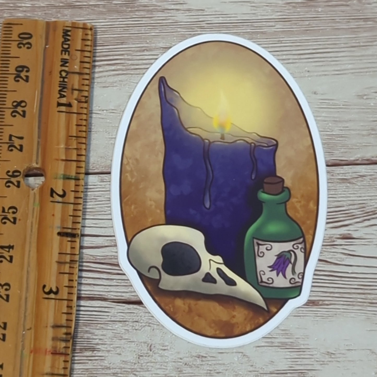 Vinyl Matte Stickers - Candle Lit Potion