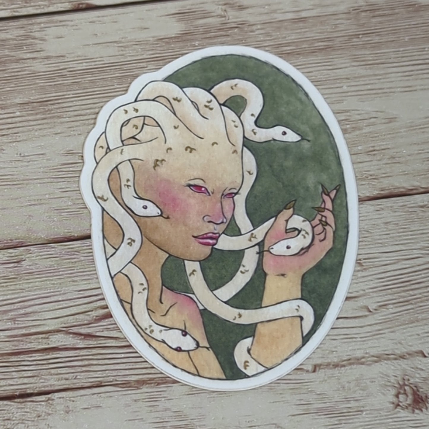 Vinyl Matte Sticker - Medusa