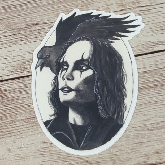 Vinyl Matte Sticker - The Crow, Eric Draven