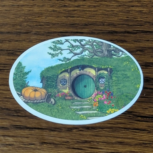 Vinyl Matte Sticker - Bag End, The Hobbit, The Lord of the Rings