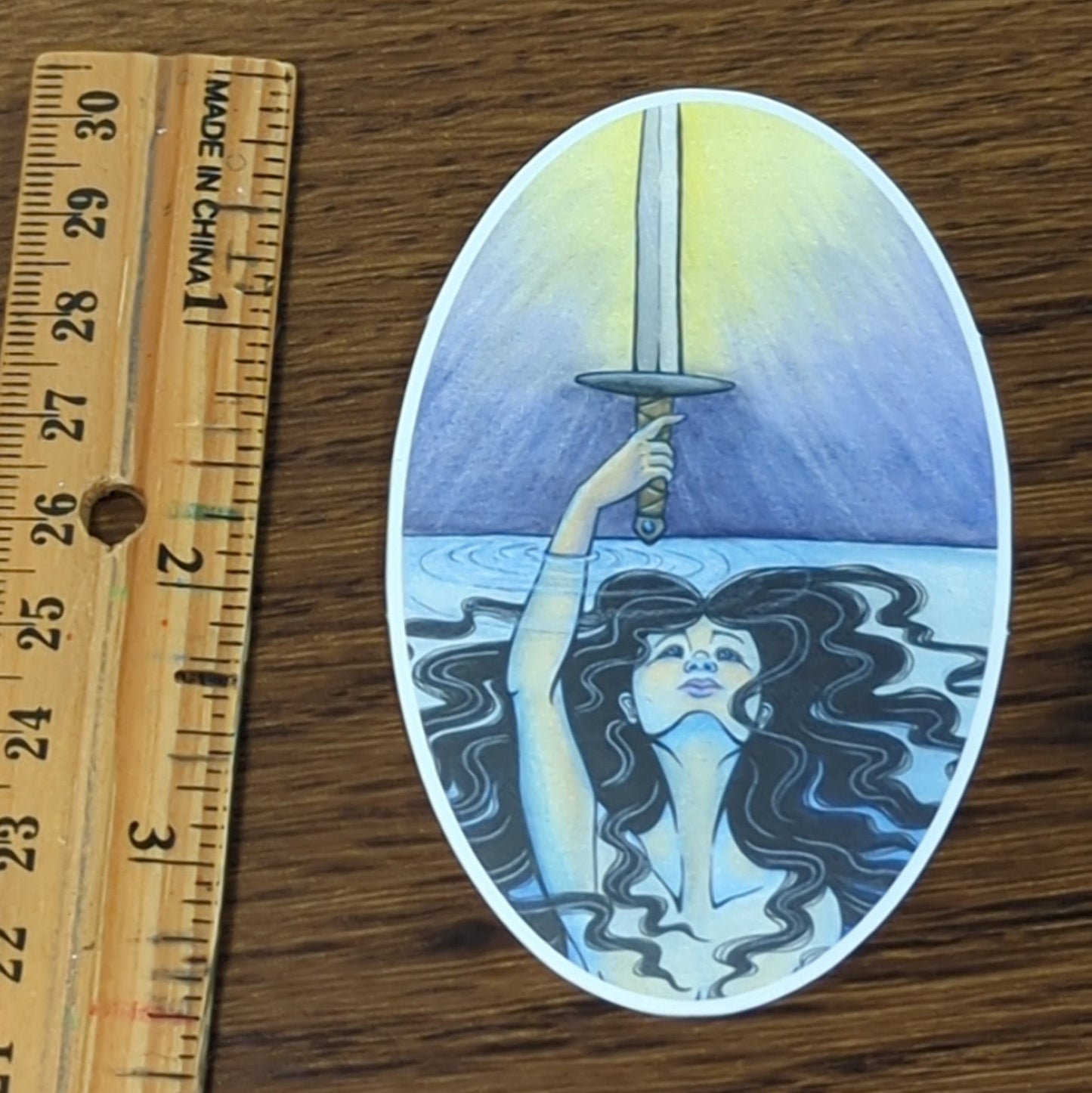 Vinyl Matte Sticker - Lady of the Lake