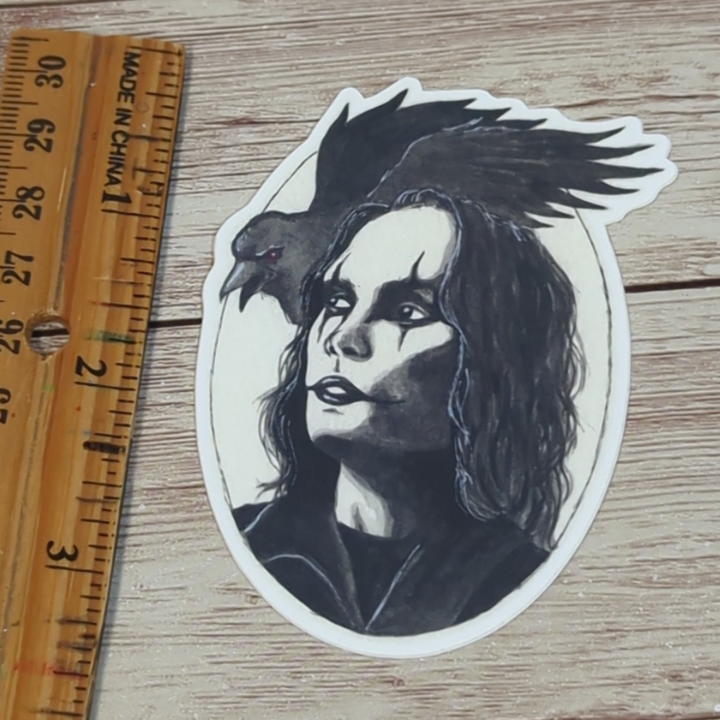 Vinyl Matte Sticker - The Crow, Eric Draven