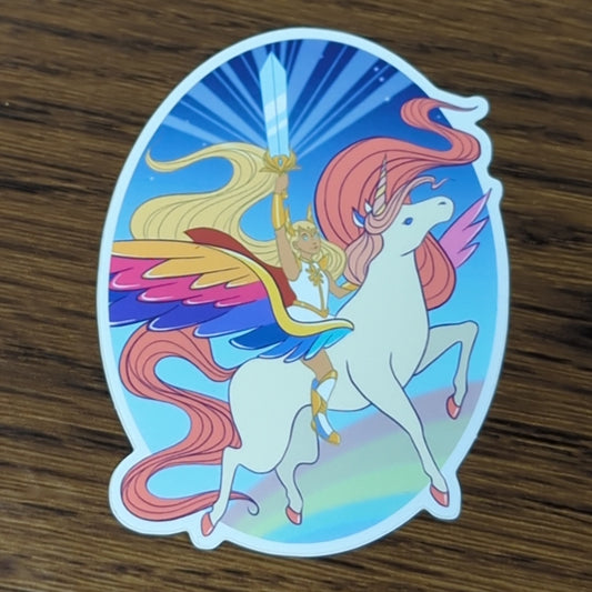 Vinyl Matte Stickers - She-Ra Inspired Sticker